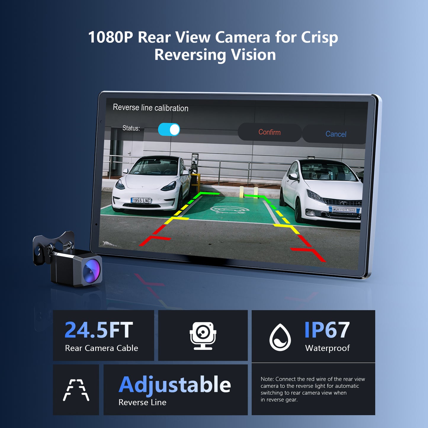 Krunia RC04 8 Inch Carplay/Android Auto Screen for Car