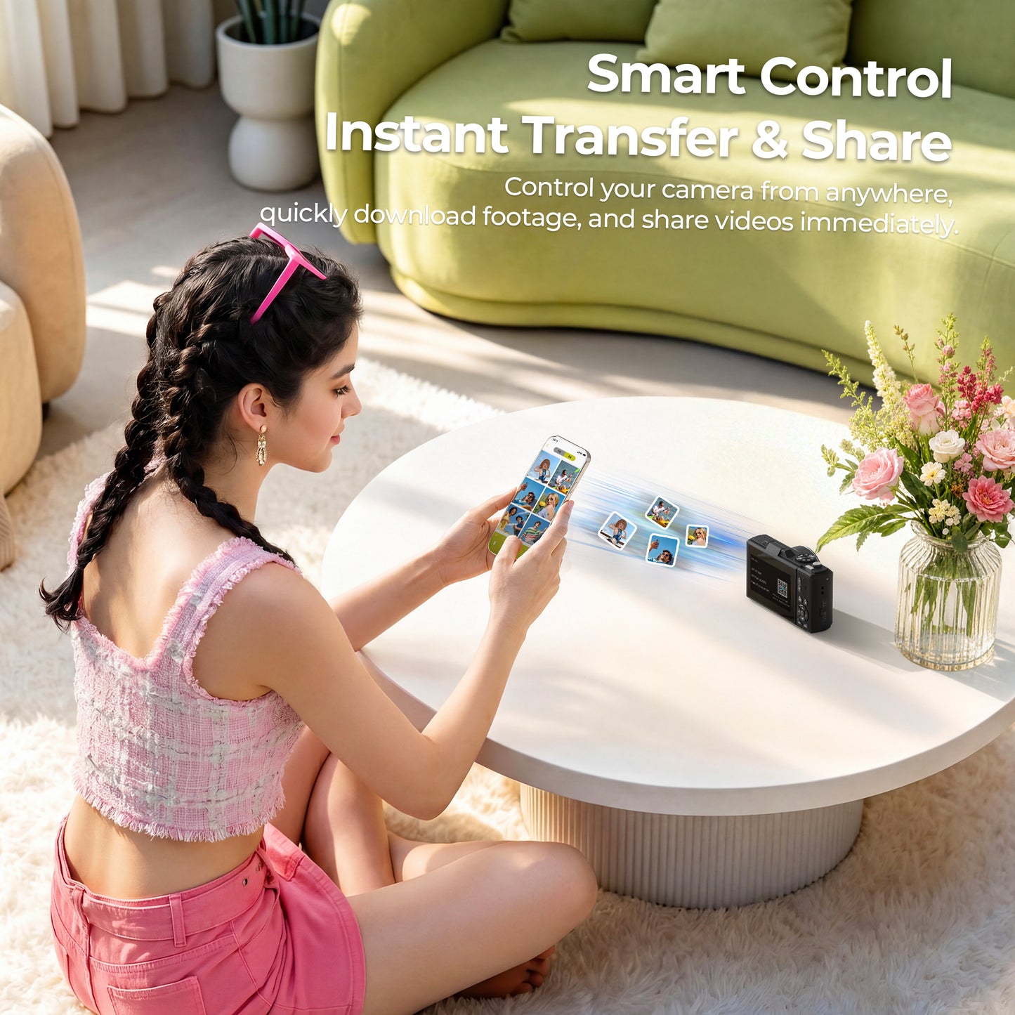 Krunia W8 Digital Camer 5K 80MP with Wi-Fi