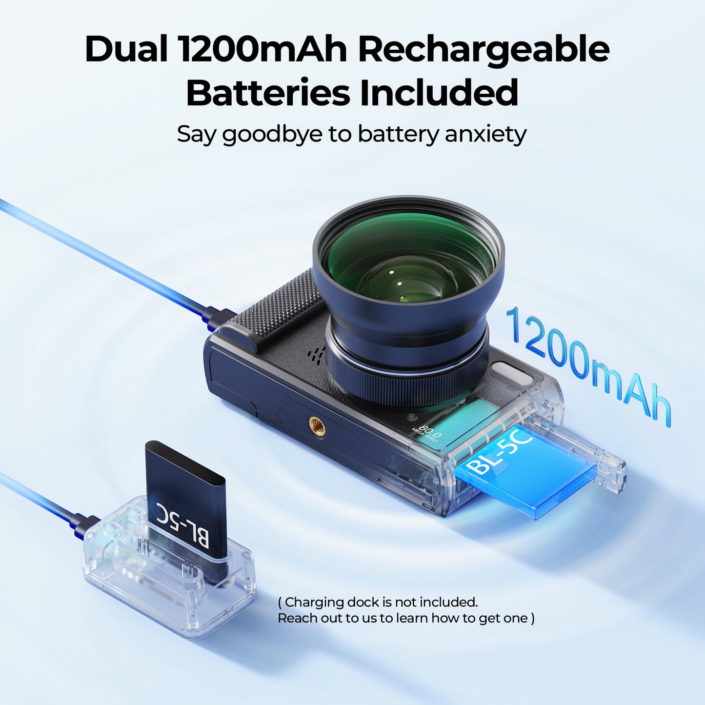 Krunia W8 Digital Camer 5K 80MP with Wi-Fi