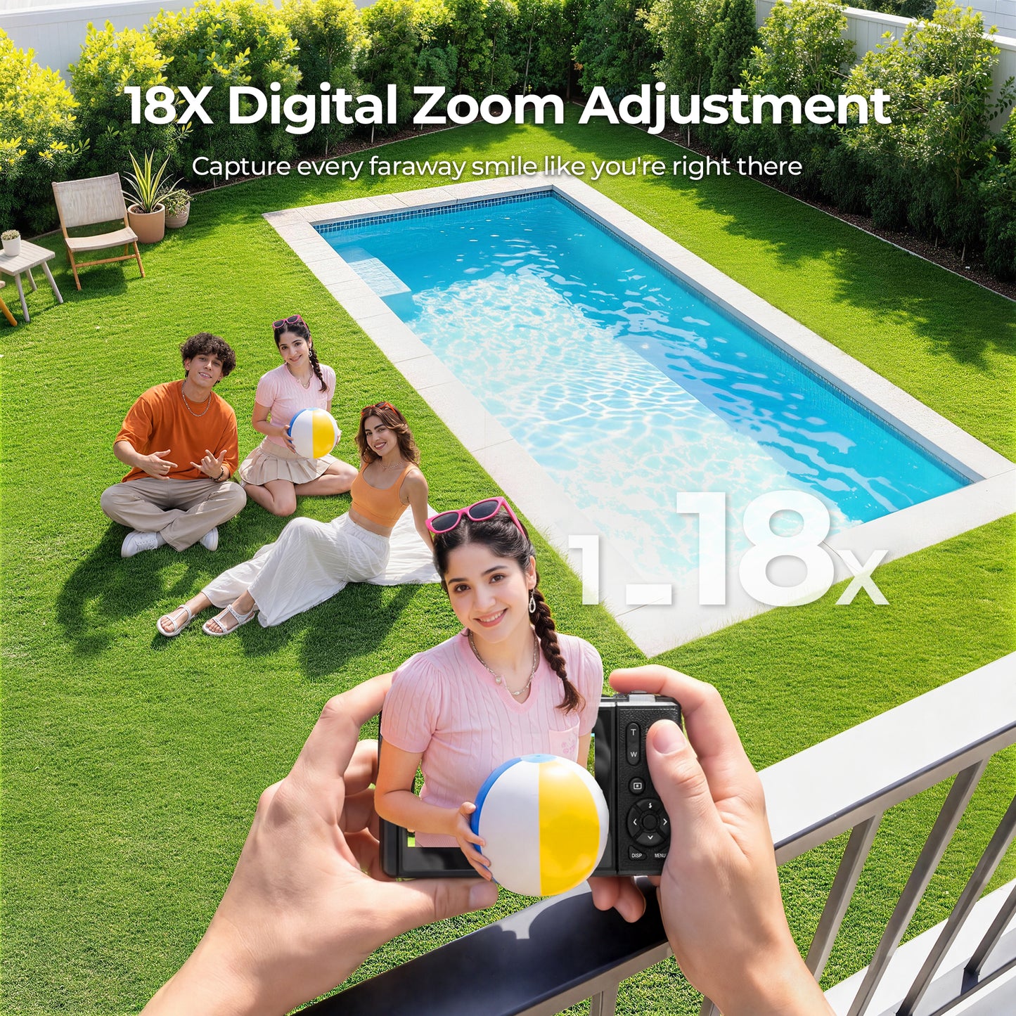 Krunia W8 Digital Camer 5K 80MP with Wi-Fi
